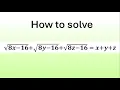 Download Lagu Solving an Amazing Irrational Equation | Can You Solve This? MP3