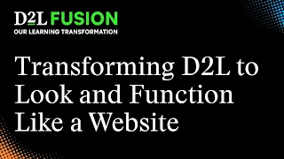 It Can Be Done UMA s Wellness Center Transforming D2L to Look and Function Like a Website