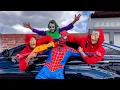 Lagu Historia de Super Heróis – Equipe Homem Aranha VS Equipe Coringa do mau ( Vida Real ao vivo )