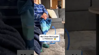 My Son Thought He Caught A Pokemon😂⚡ @‌brookesciarretti #PokemonMoment #KidsAreFunny #Parenting