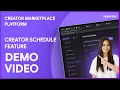 Onlyfans Clone Creator Schedule Feature Build Your Own Onlyfans Clone Onlyfans Clone Script