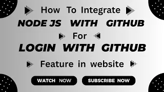 How to Add Login with GitHub in Node js GitHub OAuth Integration Tutorial Step by Step