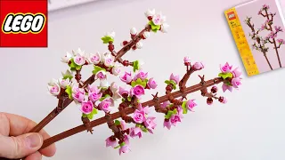 LES FLEURS DE CERISIER SAKURA plus vrais que nature de LEGO BOTANICAL COLLECTION Superbe !