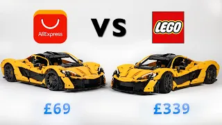 I didn't expect that! Lego McLaren P1 42172 vs Cheap Chinese copy comparison