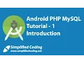 1 Android PHP MySQL Tutorial Introduction