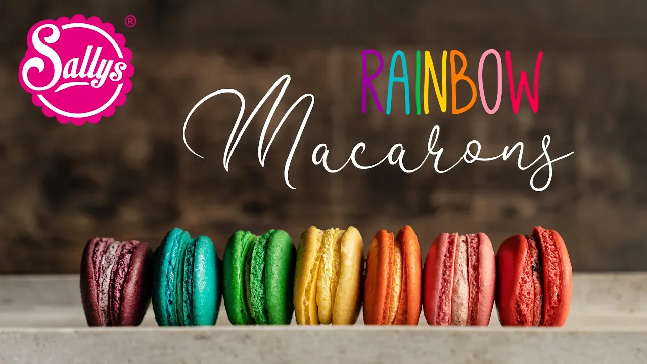 
          
          
          
            
            Regenbogen Macarons /  Rainbow Food /Sallys Welt
          
        . 