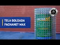 Tela para Reboco Fachanet MAX - 25x25 fio 1,24mm (150g Zinco) - 25m Vídeo do produto - Tela para Reboco Fachanet MAX - 25x25 fio 1,24mm (150g Zinco) - 25m