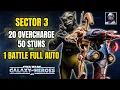 Sector 3 is Cheesy 20 Overcharge 50 Stuns in 1 Battle Full Auto