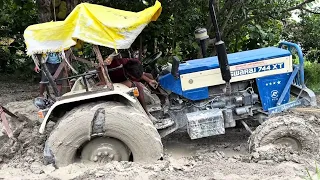 🆕कीचड़ में फ़सा Swaraj 744 XT निकल पाएगा ￼😱 देखिए इसका power💪 // #swarajtractor #viralvideo ￼