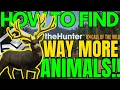 How to Find WAY MORE ANIMALS with this EASY METHOD - theHunter Call of the Wild Guide