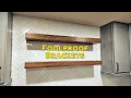 DIY Floating Shelves - Sheppard Brackets Make It EASY