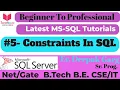 5 - SQL Server Constraints Explained Primary Key Foreign Key UNIQUE and More MS SQL Tutorial