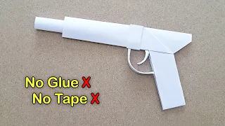 Origami Silah Yapımı | Kağıttan Gerçekçi Tabanca Modeli