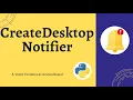 Desktop Notifier Python project Easy Tutorial