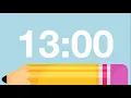 13 Minute Cute Back to School Timer Chimes Alarm at End