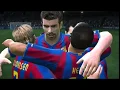 PES2010 BARSELONA vs ATLETICO MADRID champions league THE FINAL (3-1)