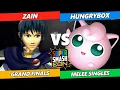 SSC 2023 GRAND FINALS - Zain Marth Vs Hungrybox Jigglypuff Smash Melee Tournament