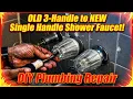 How to Convert a 3-Handle Shower to Single Handle Full DIY Walkthrough
