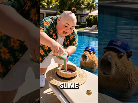 Capybara Helps Mom Discover Brody's Hidden Mess and He Learns an Important Lesson! 😳🧢 #capybara