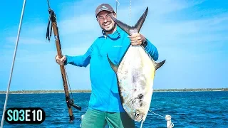The BIGGEST Fish I’ve Ever Caught | Lighthouse Reef Belize Spearfishing Sailing & Cruising | S03E10