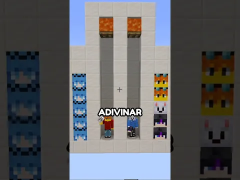 RETO ADIVINA EL YOUTUBER 😨🔥 #minecraft #shorts #celynnei #nabi #celycraft #minecraftespañol