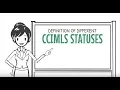 CCIMLS Statuses Explained