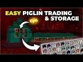 EASY Piglin Bartering Farm Sorting System Minecraft Java 26 2