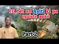 Lagu Vinn dekouvri 10 espès an Ayiti ki pap egziste ankò nan 10 a 15 an (anvwa de disparisyon) Part 2