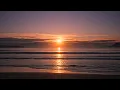 Download Lagu Golden Sunset on the Beach with Soothing Ocean Waves | Relaxing ASMR for Deep Sleep | 3H in 4K