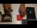 Color Distance Sensor Configuration and Coding