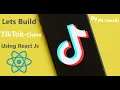TikTok-Clone using React js react-router-dom hooks