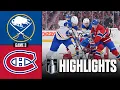 Sabres vs Canadiens NHL Playoff Highlights Game 3 May 10 2026