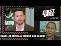 LeBron vs MJ Who faced more obstacles in the NBA Stephen A JJ Redick debate First Take