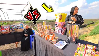 بائعة الشيبسي تغير من بائعة الاندومي شوف حصل اية 