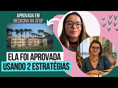 Vídeo: 2 estratégias decisivas na aprovação em Medicina
