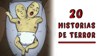 20 HISTORIAS de TERROR Que No Te Dejaran Dormir 🔪 Draw My Life Historia de Terror