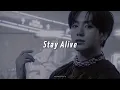 Lagu Jungkook 'Stay Alive [Prod. Suga of BTS]'-  (slowed+reverb) •