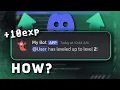 How To Make A Simple FREE Discord Leveling Bot WITHOUT any Coding