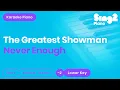 Download Lagu The Greatest Showman | Loren Allred - Never Enough (Lower Key) Karaoke Piano
