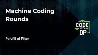 Array filter Polyfill in JavaScript Frontend Machine Coding Round