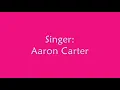 Download Lagu Im all about you by Aaron Carter