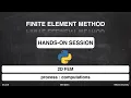 2D FEM in Python - Computations