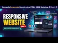 Complete Responsive Website using HTML CSS and Bootstrap 5 Part-4