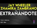 Jay Wheeler & Zhamira Zambrano - Extrañándote - karaoke Instrumental