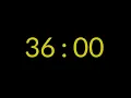 36 Minutes Countup Timer - Yellow