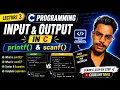 C Programming Day 3 Input Output printf scanf for Beginners codelife100