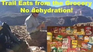 10 Grocery Store Backpacking Meals - no dehydration