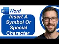 How To Insert A Symbol Or Special Character In Microsoft Word 2026 Guide