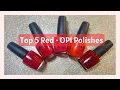 Top 5 Red OPI Nail Polishes