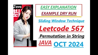 Permutation in String Leetcode 567 Sliding Window 2 Approaches Java Code Developer Coder